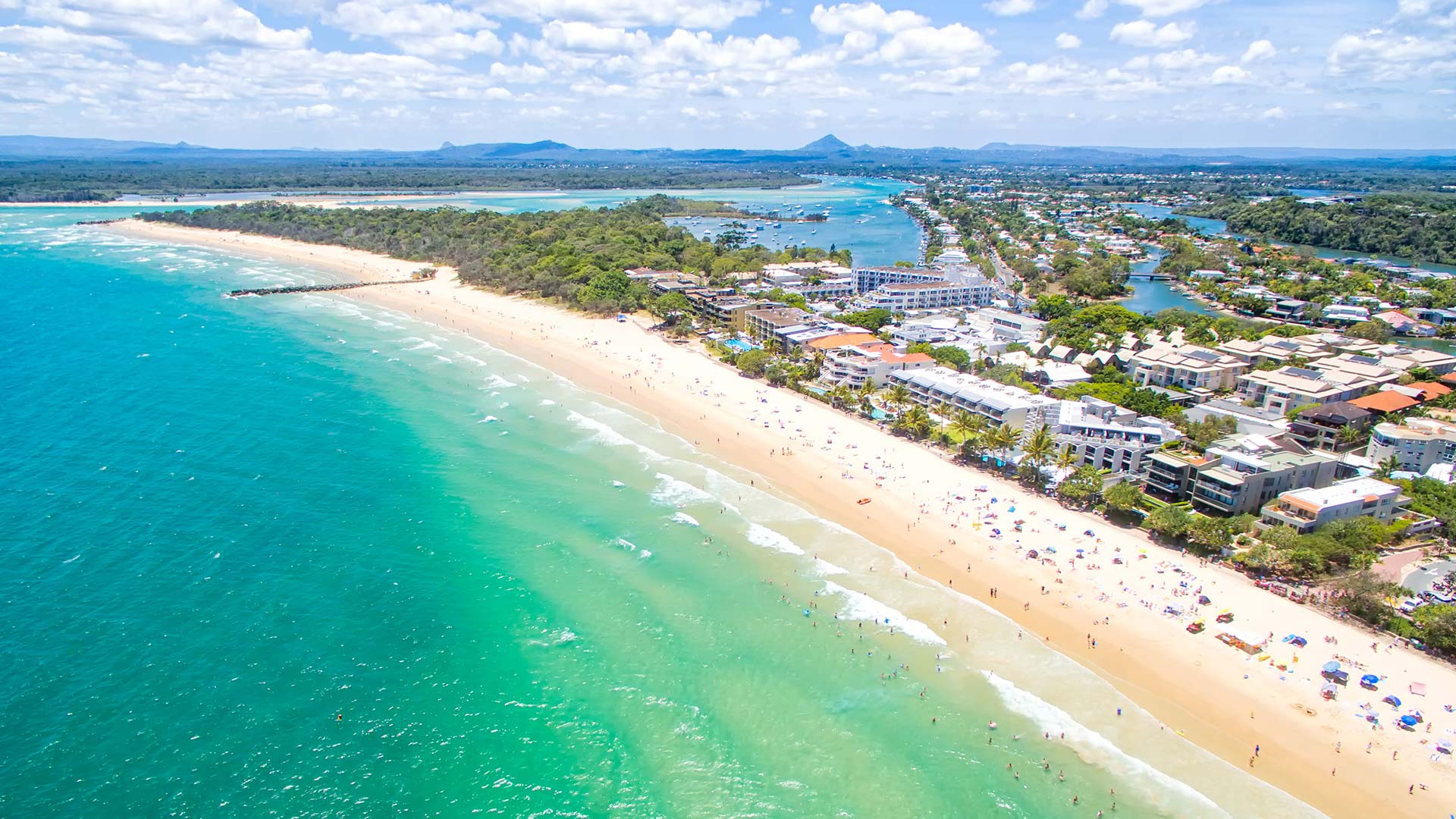 Panorama to illustrate dating in noosa