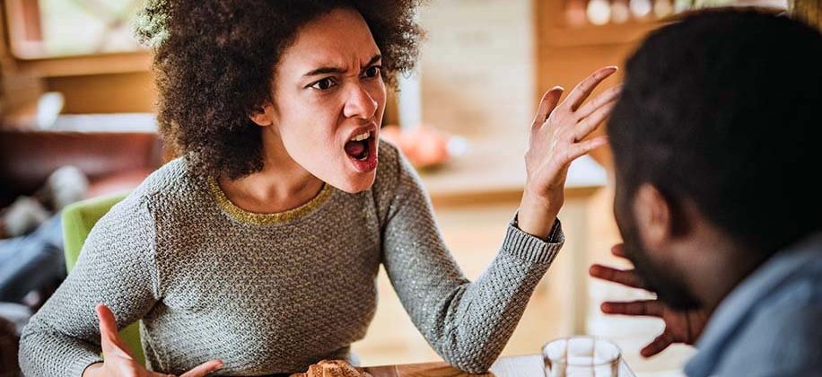 arguing with partner