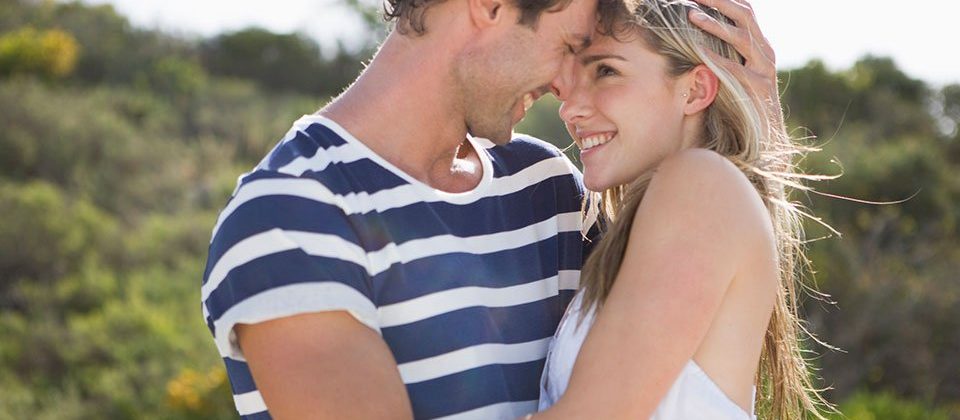 Attracted couple