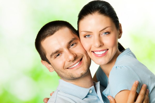 Couple in happy relationship