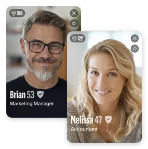 Two example profiles eharmony